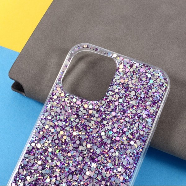 Nordic Covers iPhone 12/iPhone 12 Pro Cover Sparkle Series Lilac Purple