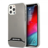 AMG iPhone 12/iPhone 12 Pro Cover Stripes Horizontal Transparent Sort