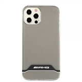 AMG iPhone 12/iPhone 12 Pro Cover Stripes Horizontal Transparent Sort