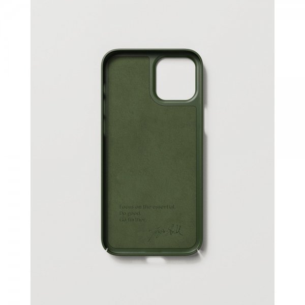 Nudient iPhone 12/iPhone 12 Pro Cover Thin Case MagSafe Pine Green