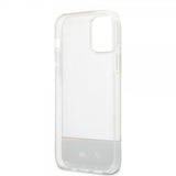BMW iPhone 12/iPhone 12 Pro Cover Tricolor Stripe Transparent