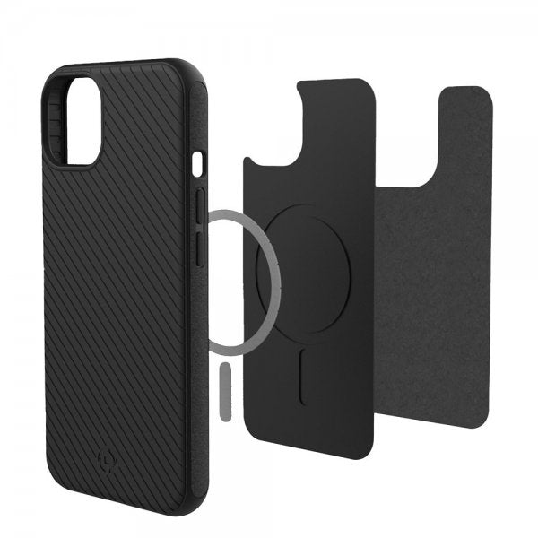 Celly iPhone 12/iPhone 12 Pro Cover ULTRAMAG Sort