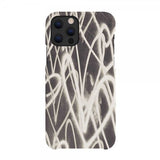 agood company iPhone 12/iPhone 12 Pro Etui Plantebaseret Graffiti Heart Black White
