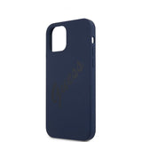 Guess iPhone 12/iPhone 12 Pro Cover Vintage Silikone Blå