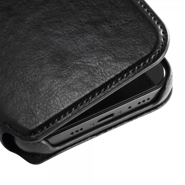 holdit iPhone 12/iPhone 12 Pro Etui Berlin Aftageligt Cover Sort