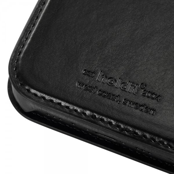 holdit iPhone 12/iPhone 12 Pro Etui Berlin Aftageligt Cover Sort