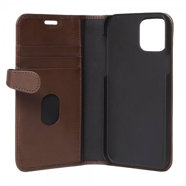 Buffalo iPhone 12/iPhone 12 Pro Etui Buffalo Aftageligt Cover Brun