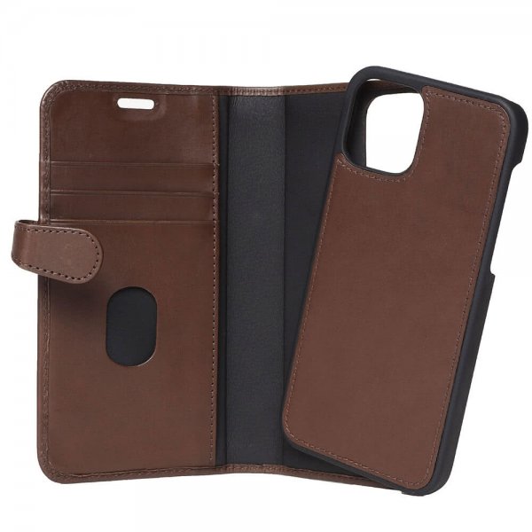 Buffalo iPhone 12/iPhone 12 Pro Etui Buffalo Aftageligt Cover Brun