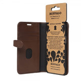 Buffalo iPhone 12/iPhone 12 Pro Etui Buffalo Aftageligt Cover Brun