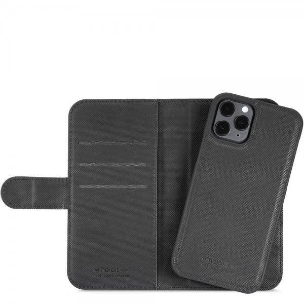holdit iPhone 12/iPhone 12 Pro Etui Aftageligt Cover Sort