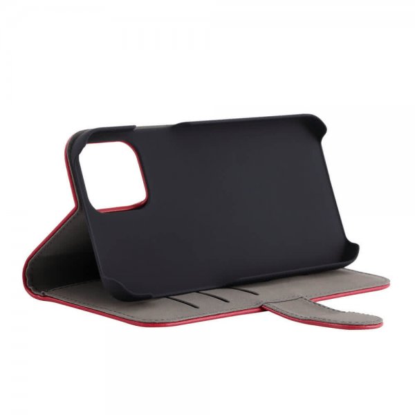 Gear iPhone 12/iPhone 12 Pro Etui med Kortlomme Rød