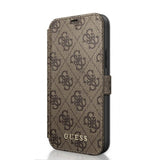 Guess iPhone 12/iPhone 12 Pro Etui Monogram Brun
