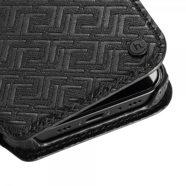 holdit iPhone 12/iPhone 12 Pro Futteral Stockholm Aftageligt Cover Celia Sort