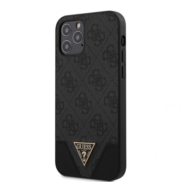 Guess iPhone 12/iPhone 12 Pro Cover 4G Grå