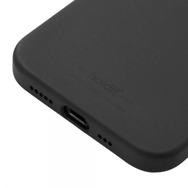 holdit iPhone 12/iPhone 12 Pro Cover Silikone Sort