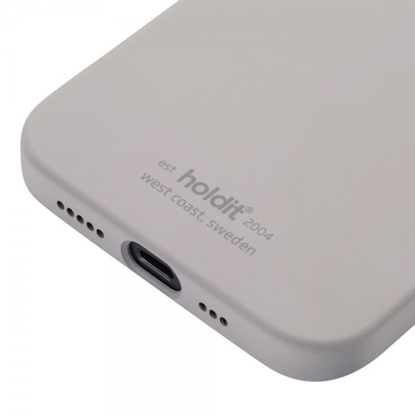 holdit iPhone 12/iPhone 12 Pro Cover Silikone Taupe