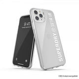 Superdry iPhone 12/iPhone 12 Pro Snap Case Klar Sølv