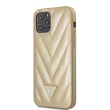 Guess iPhone 12/iPhone 12 Pro Cover V Quilted Guld