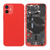 iPhone 12 Mini Bagside Komplet Med Smådele - Rød