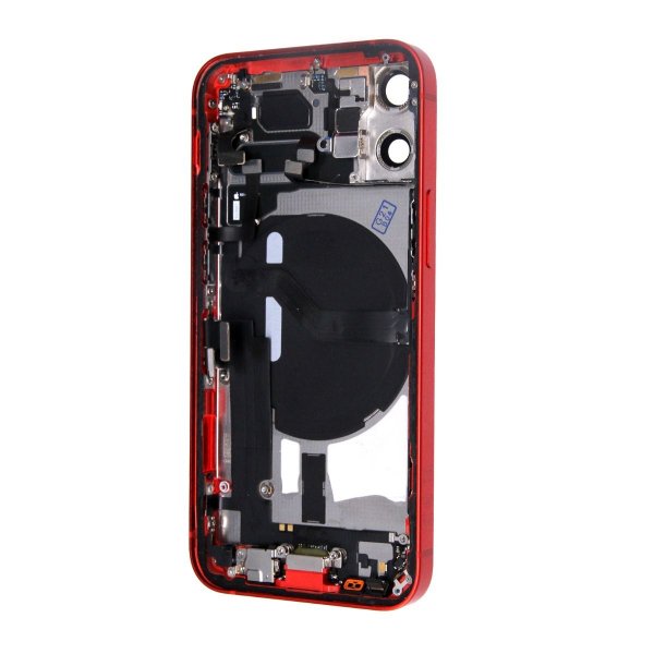 iPhone 12 Mini Bagside med Komplet Ramme - Rød