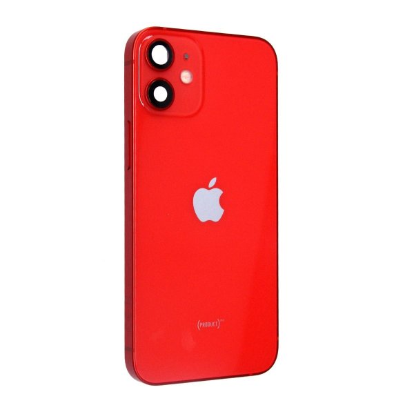 iPhone 12 Mini Bagside med Komplet Ramme - Rød
