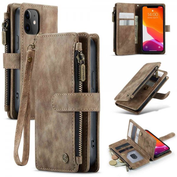 CaseMe iPhone 12 Mini Cover C30 Series Brun