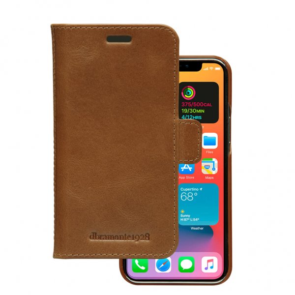 dbramante1928 iPhone 12 Mini Cover Lynge Aftageligt Cover Tan