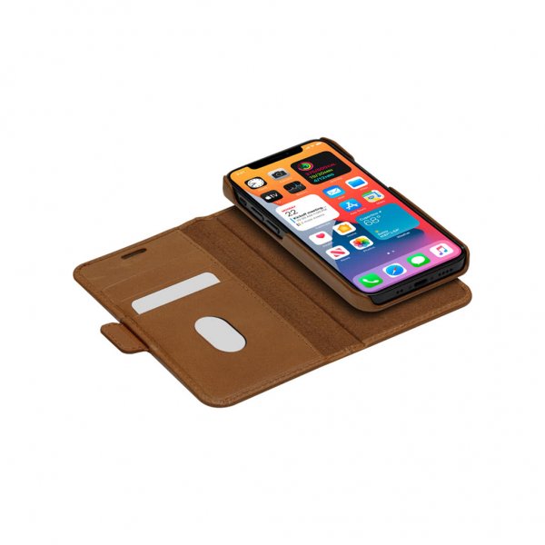 dbramante1928 iPhone 12 Mini Cover Lynge Aftageligt Cover Tan
