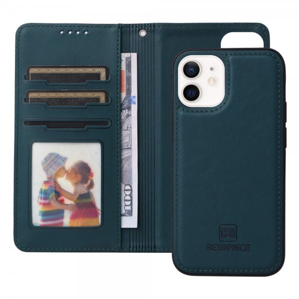 Betopnice iPhone 12 Mini Cover med Aftageligt Etui 005 Blå