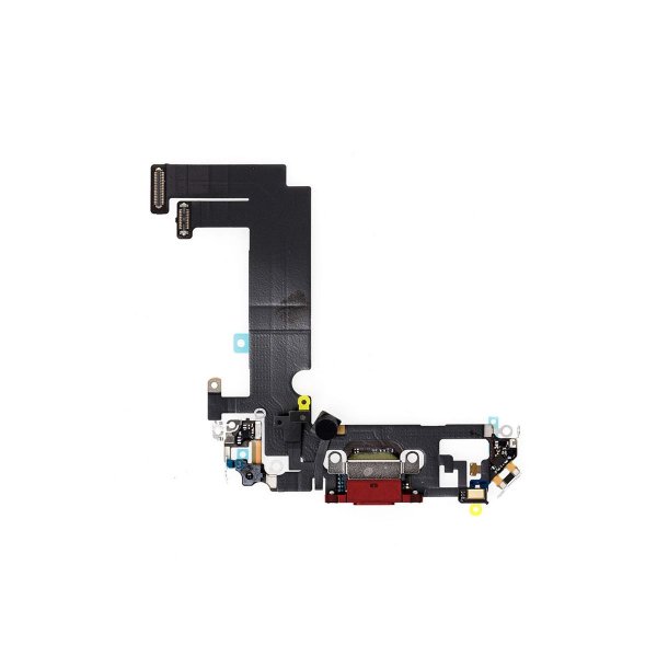 iPhone 12 Mini Opladerport Flexkabel - Rød