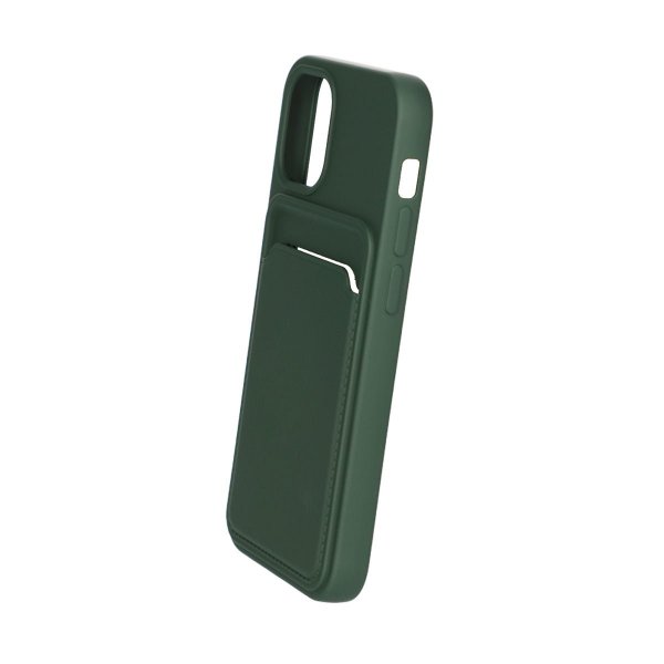 iPhone 12 Mini Cover Kortholder Grøn
