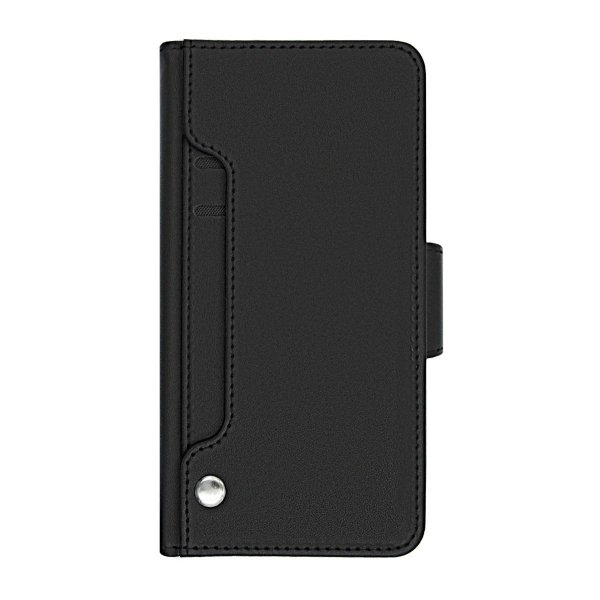 Rvelon iPhone 12 Mini Cover Udklappeligt Kortrum Sort