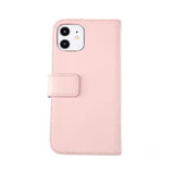 Rvelon iPhone 12 Mini Cover Ægte Læder Rosa