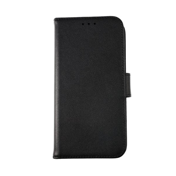 Rvelon iPhone 12 Mini Cover Ægte Læder Sort