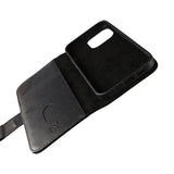 Rvelon iPhone 12 Mini Cover Ægte Læder Sort