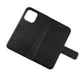 Rvelon iPhone 12 Mini Cover Ægte Læder Sort