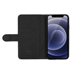 Rvelon iPhone 12 Mini Cover Magnetisk Aftageligt Etui Sort