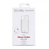 Celly iPhone 12 Mini Cover GELSKIN Transparent