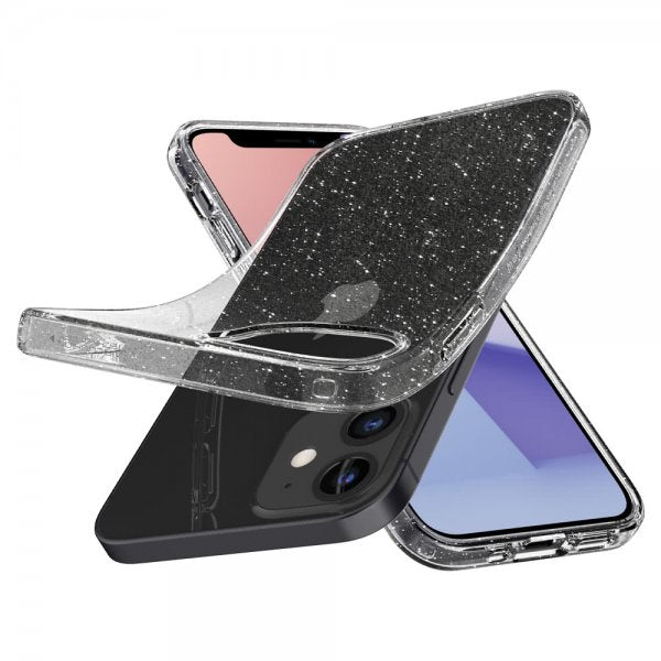 Spigen iPhone 12 Mini Cover Liquid Crystal Glitter Crystal Quartz
