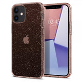 Spigen iPhone 12 Mini Cover Liquid Crystal Glitter Rose Quartz