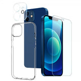 Northjo iPhone 12 Mini Cover med Skærmbeskyttelse og Kamerabeskyttelse 3-i-1