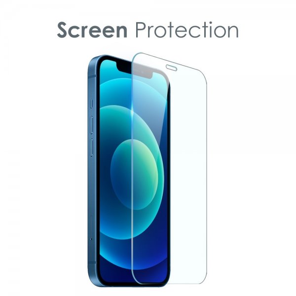 Northjo iPhone 12 Mini Cover med Skærmbeskyttelse og Kamerabeskyttelse 3-i-1