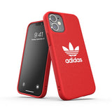 Adidas iPhone 12 Mini Cover Moulded Case Canvas Scarlet