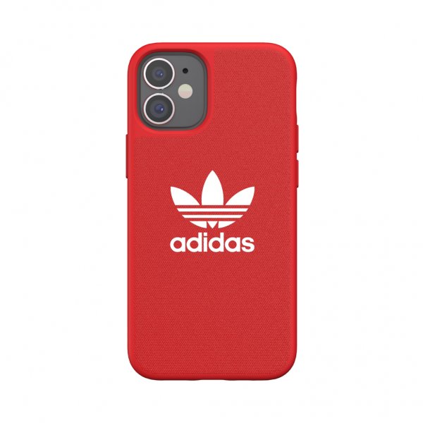 Adidas iPhone 12 Mini Cover Moulded Case Canvas Scarlet