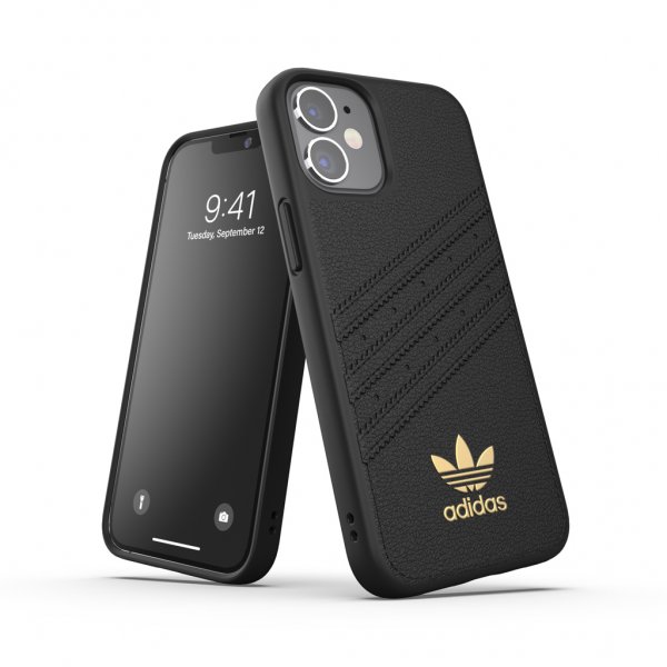 Adidas iPhone 12 Mini Cover Moulded Case PU Premium Sort