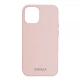 Onsala iPhone 12 Mini Cover Silikone Sand Pink