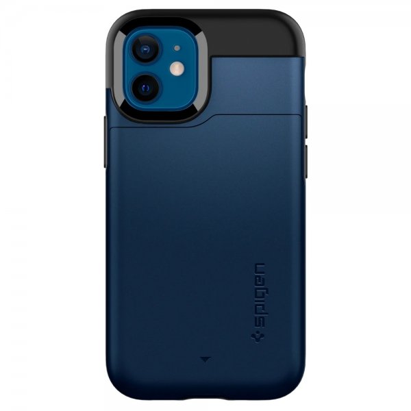 Spigen iPhone 12 Mini Cover Slim Armor CS Navy Blue