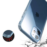 Rvelon iPhone 12 Mini Cover Stødsikkert Transparent