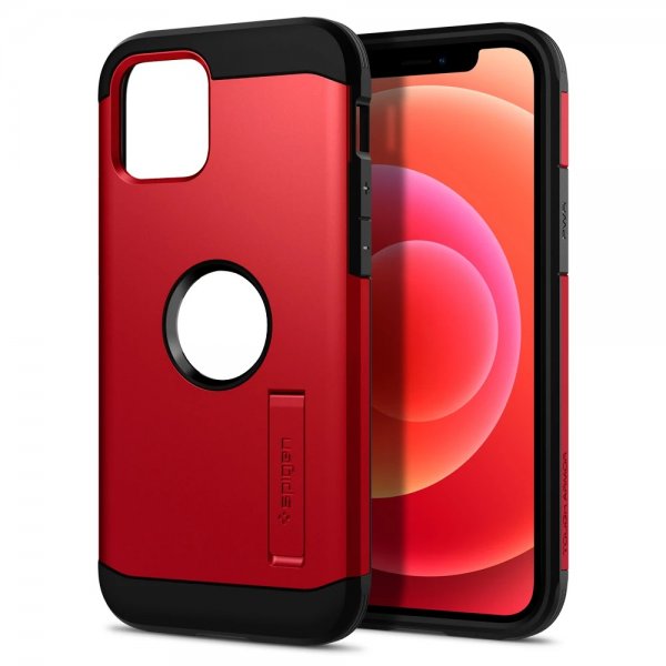 Spigen iPhone 12 Mini Cover Tough Armor Rød