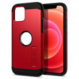 Spigen iPhone 12 Mini Cover Tough Armor Rød